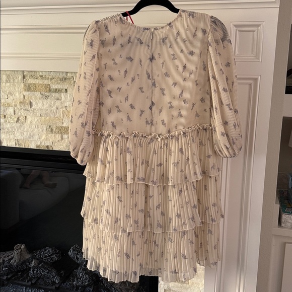 Ganni Pleated Mini Dress NWT Small - Picture 7 of 8